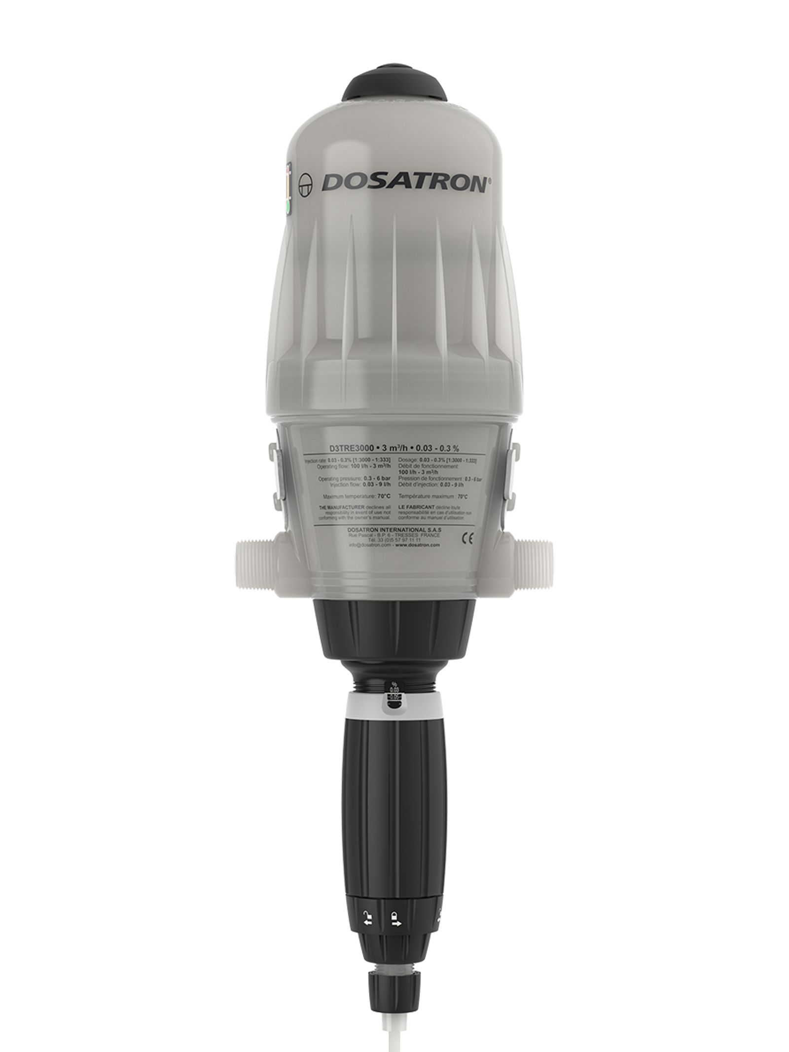 Dosatron high temp dosing pump - D3TRE3000 - front