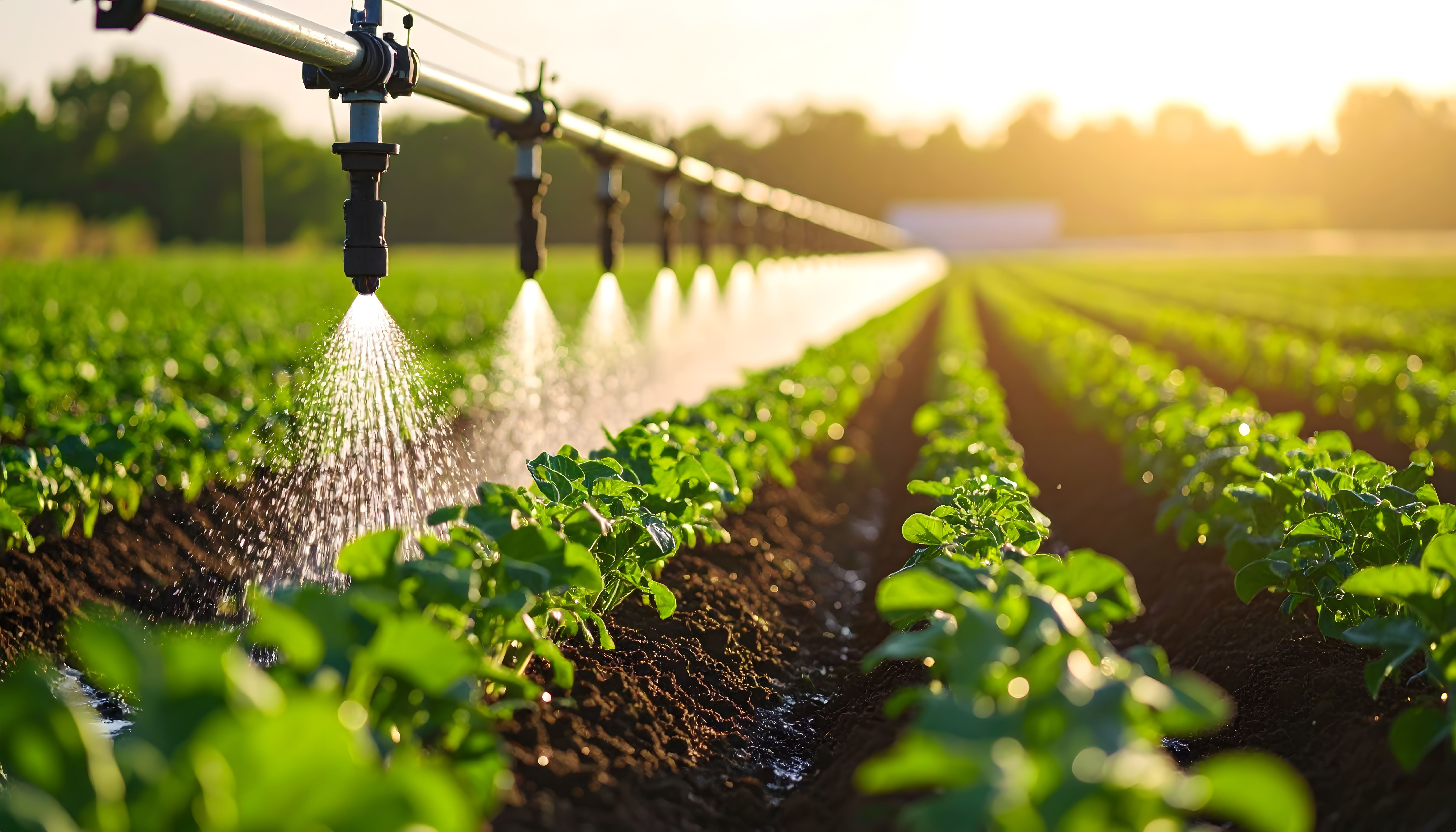 fertigation stock photo