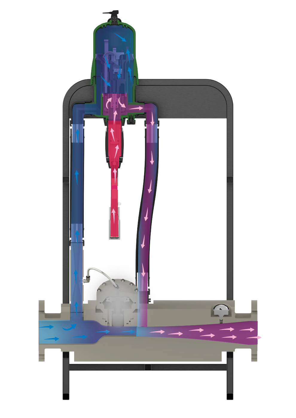 D90GL fertigation dosing pump operating principle