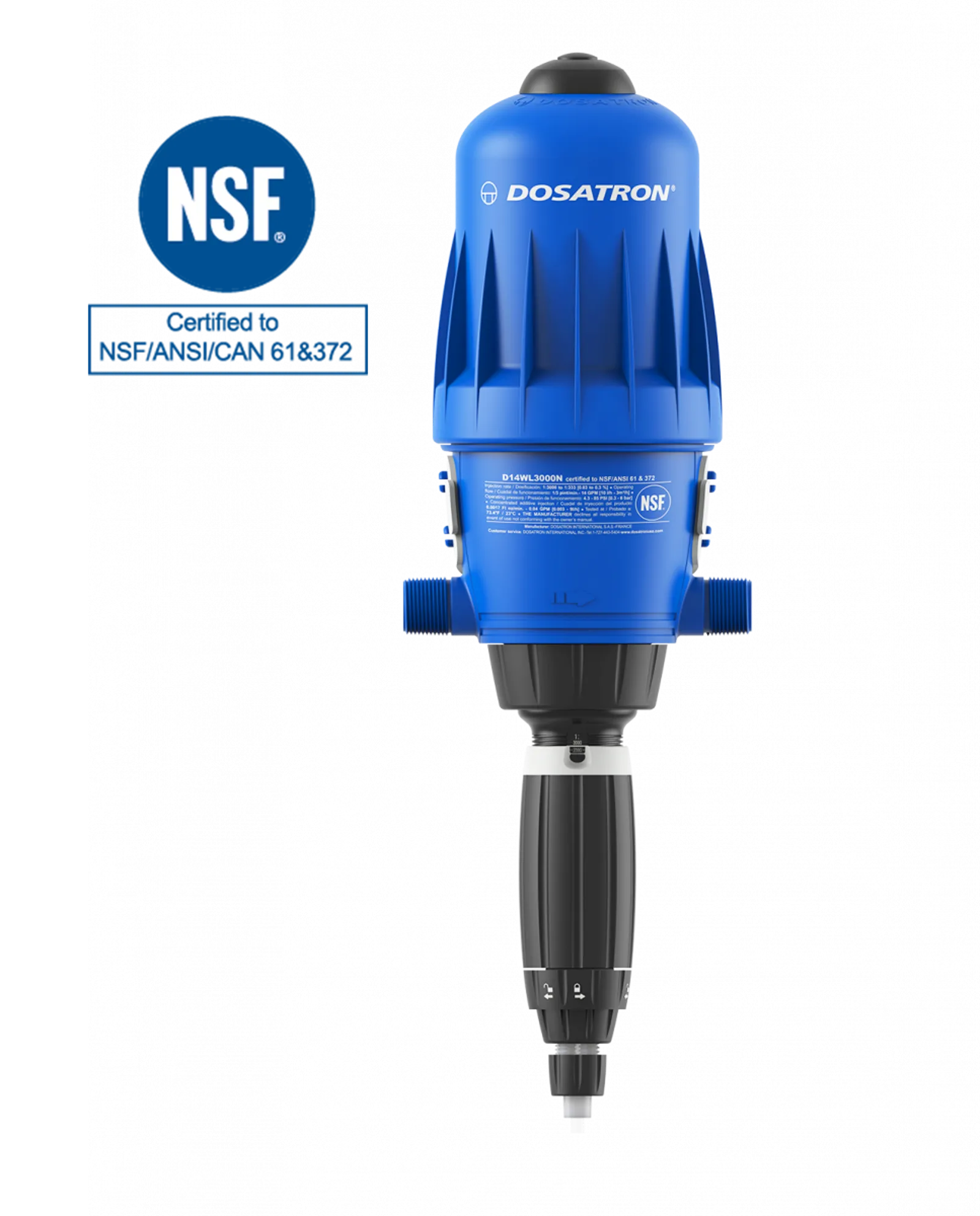 NSF Certified D14WL3000NAF Chlorinator