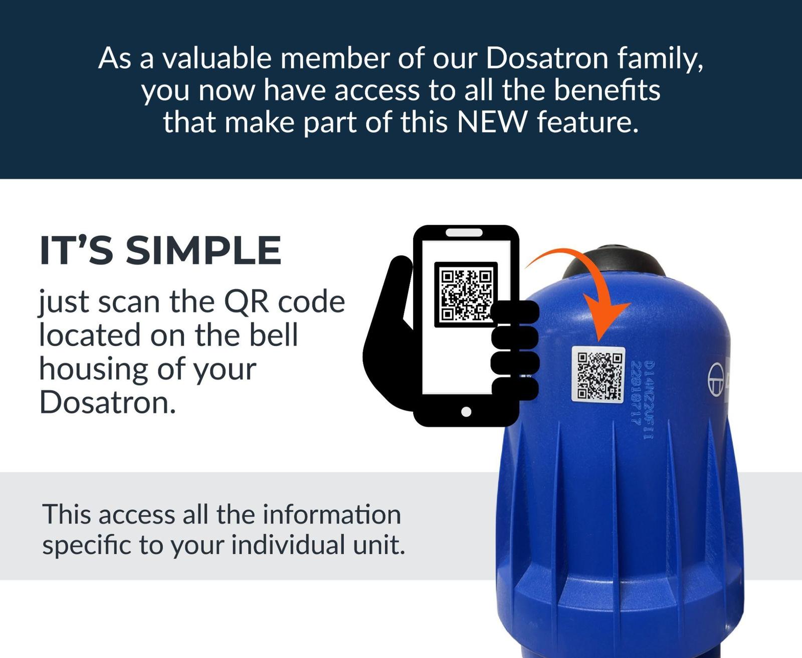 qr scan dosatron