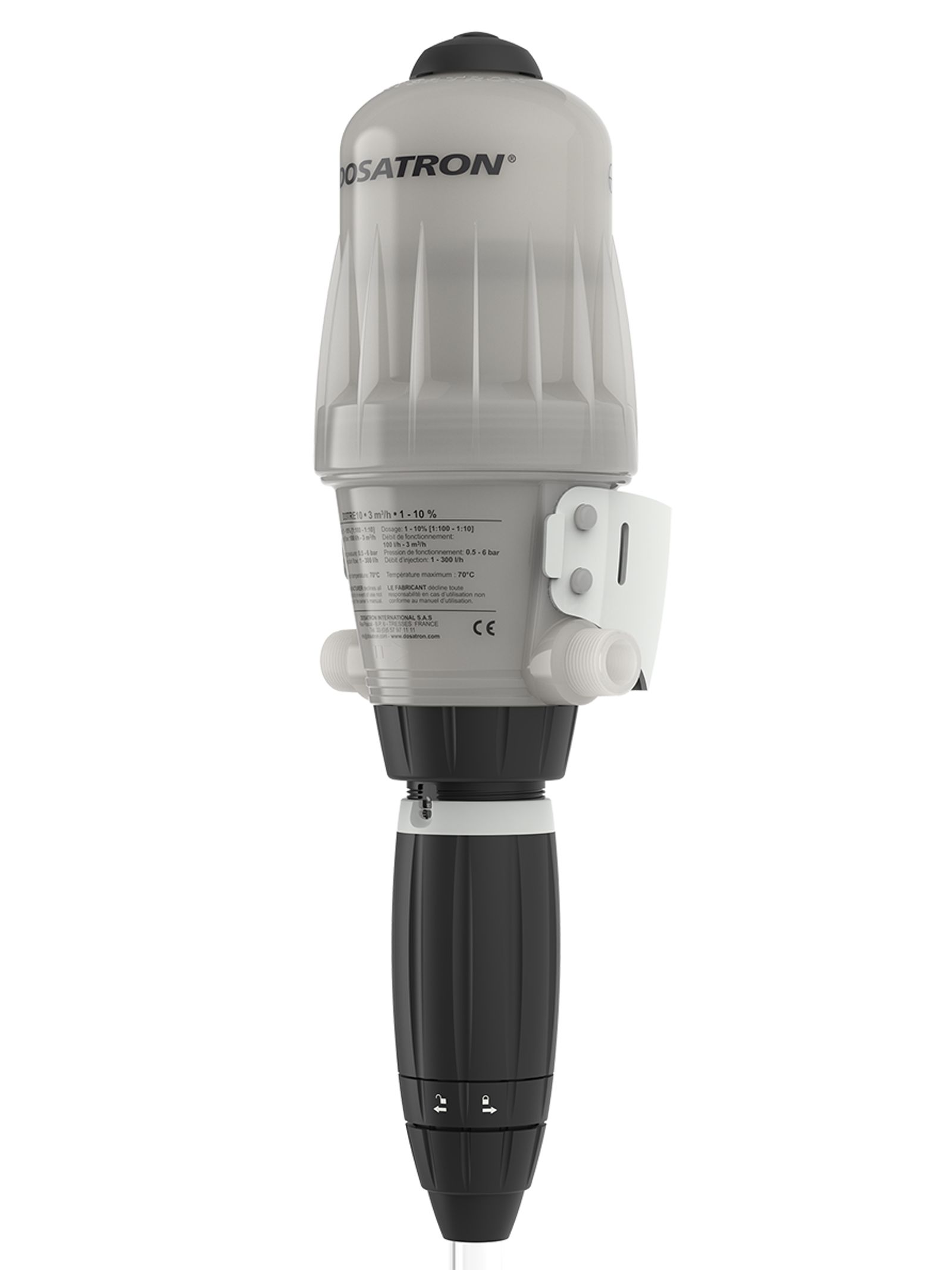 Dosatron high temp dosing pump - D3TRE10 model - left