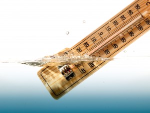 Ruler In water