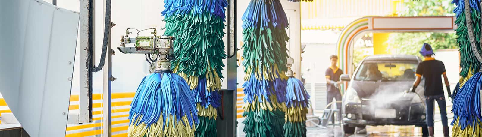carwash banner dosatron