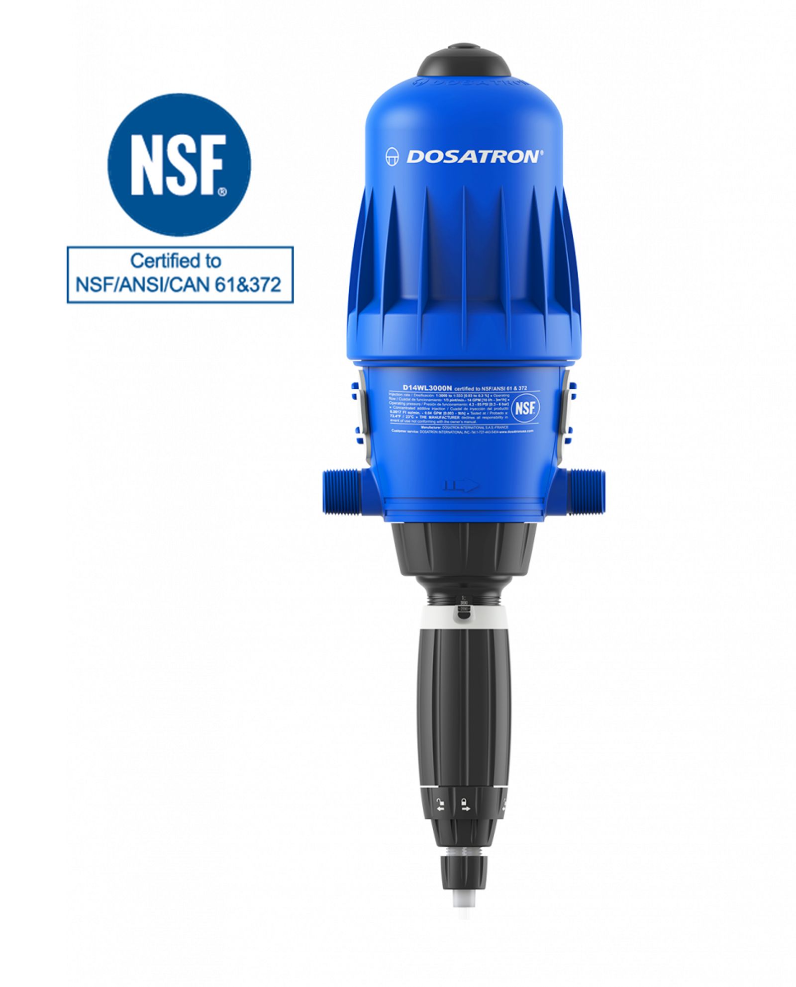 NSF certified D14WL2NAF chlorinator