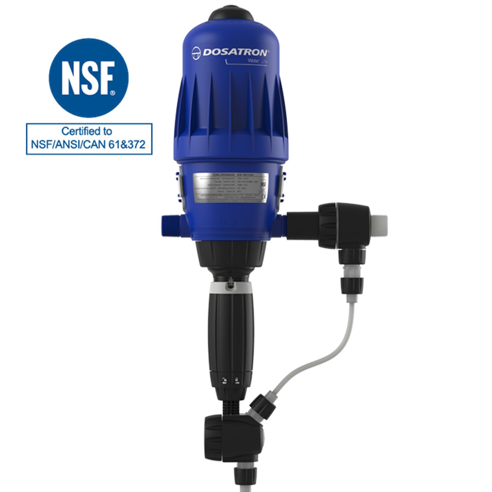 Dosatron NSF certified chlorine dosing pump - D3WL3000IE model