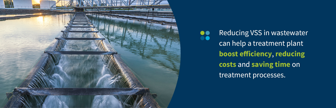 Reduce Volatile Suspended Solids From Wastewater