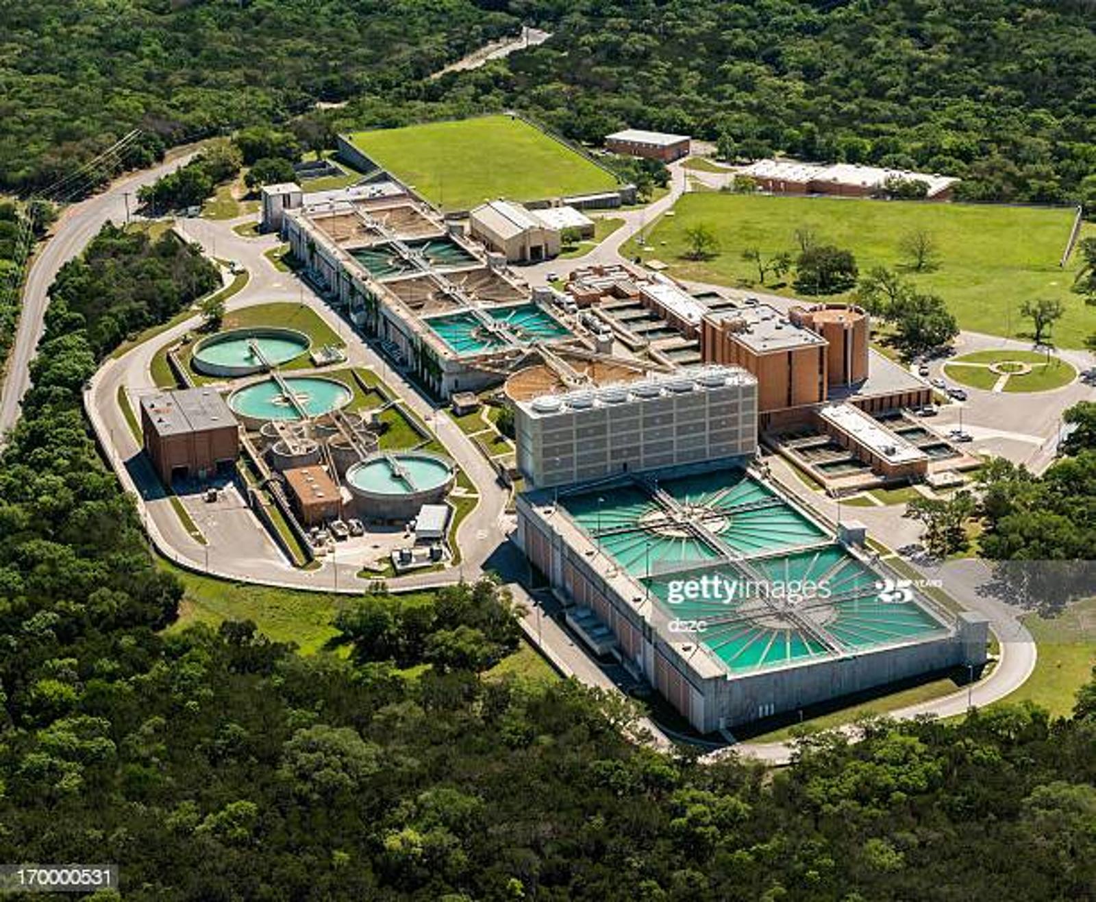 View on wastewater treatment system