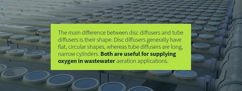 Disorb Diffuser Disc Diffusers vs. Tube Diffusers | SSI Aeration