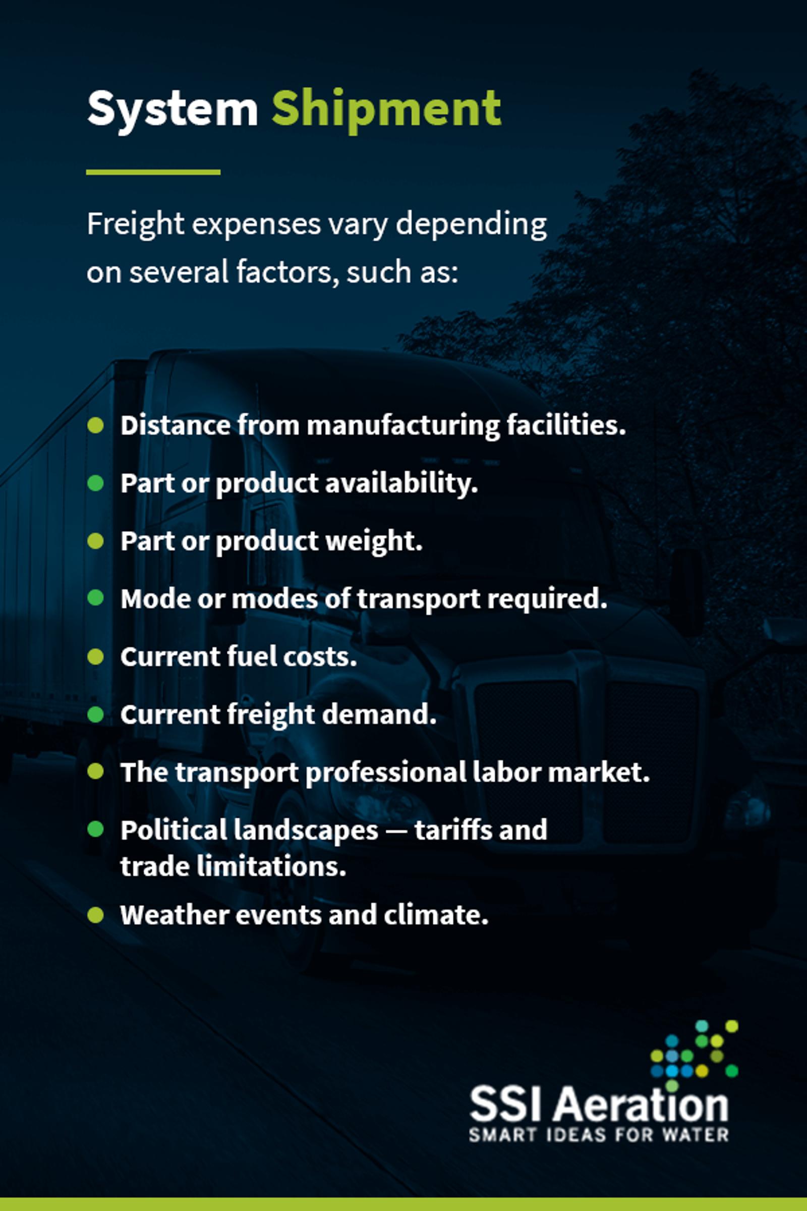 System shipment