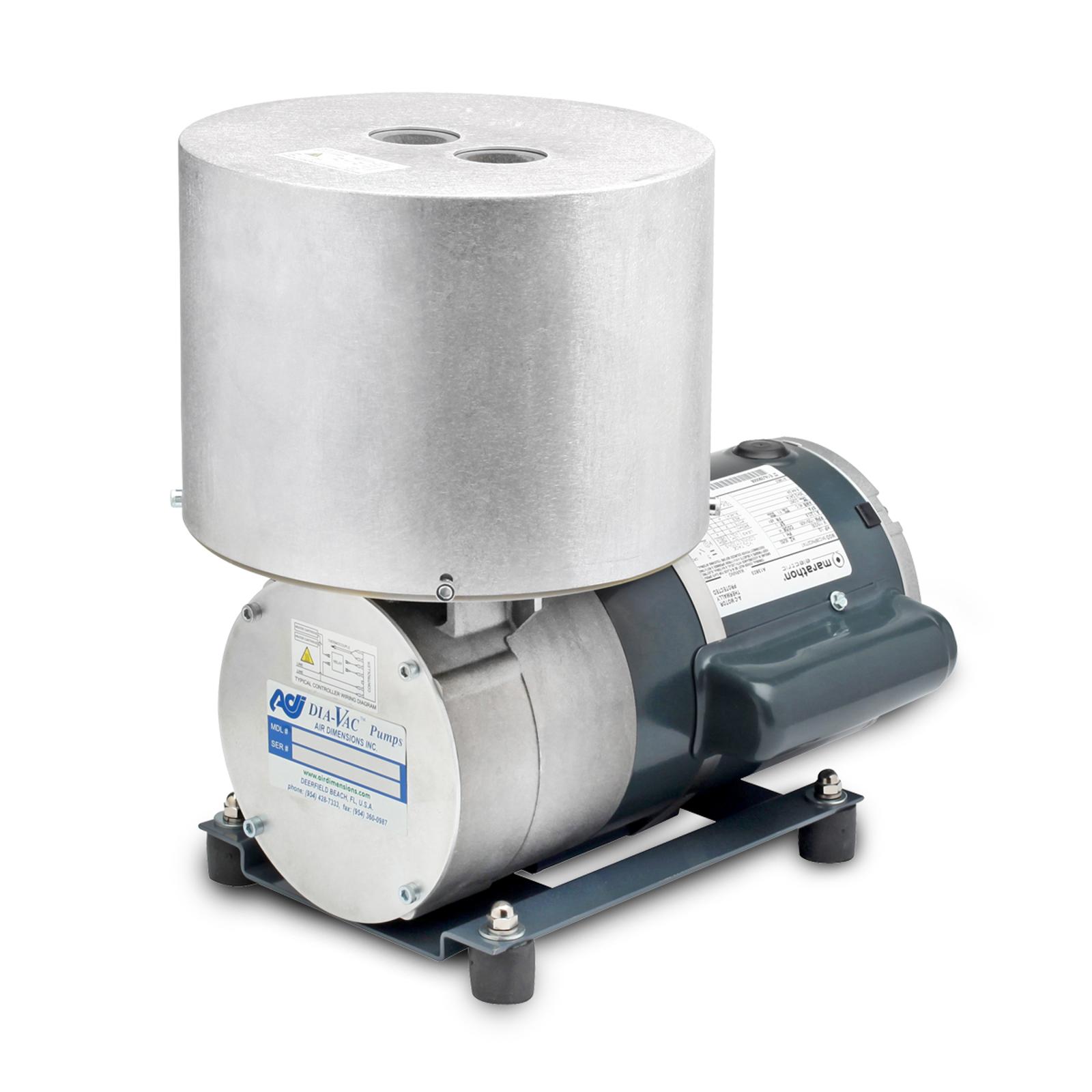 E-Serie Dia-Vac® Pumpe Beheizter Kopf 