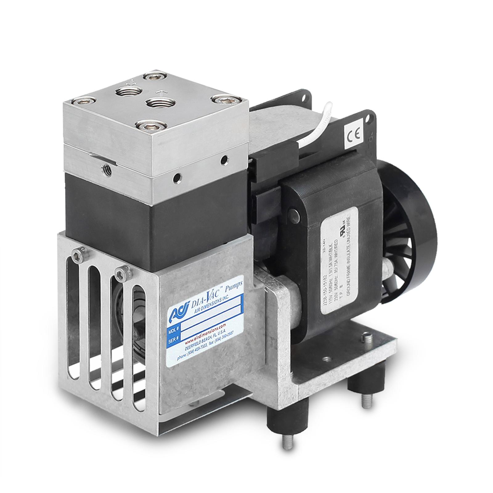 Bomba Dia-Vac® de cabezal calentado Serie B | Air Dimensions, Inc.
