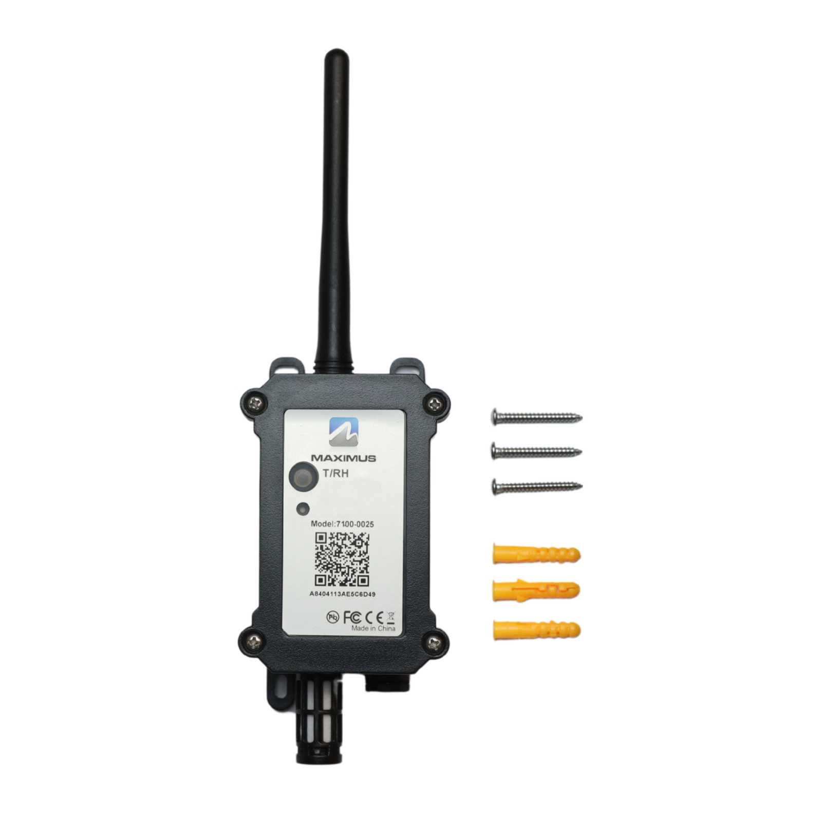 MAXIMUS View – Sensor inalámbrico de temperatura y humedad (todas las piezas)