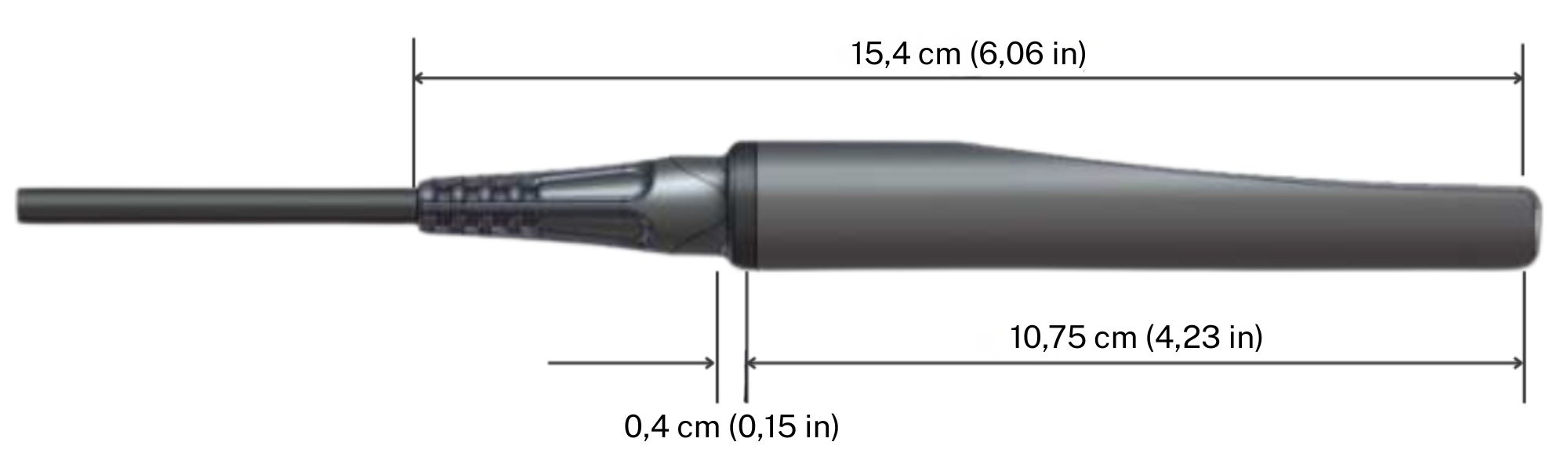 Sensor de humedad - 6100-0001 – Dimensiones del sensor