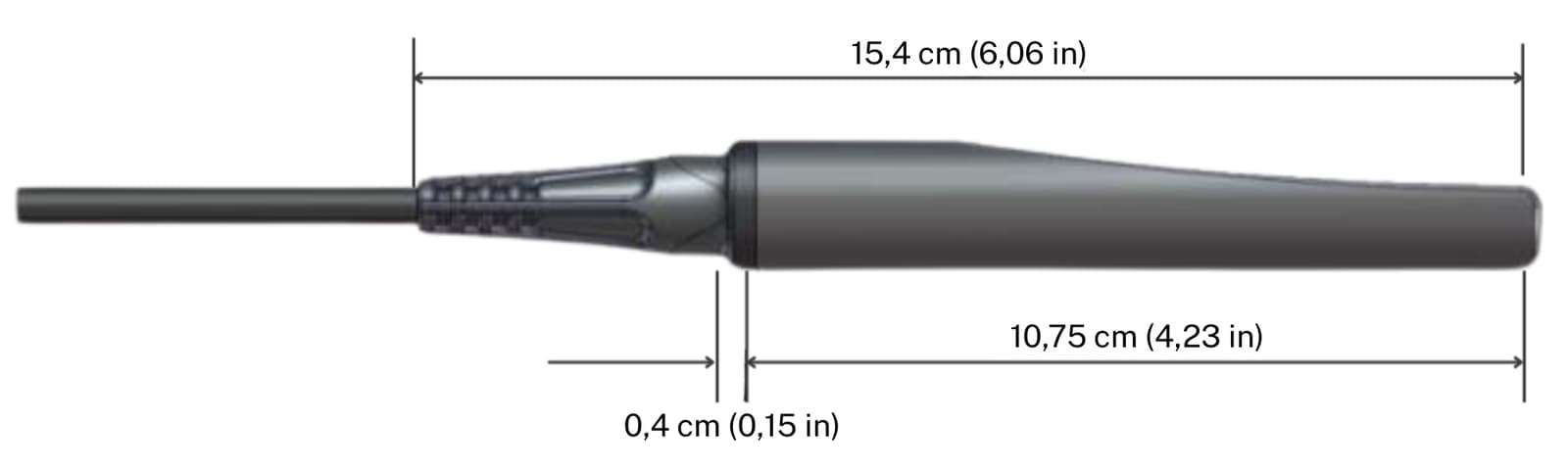 Sensor de humedad - 6100-0001 – Dimensiones del sensor
