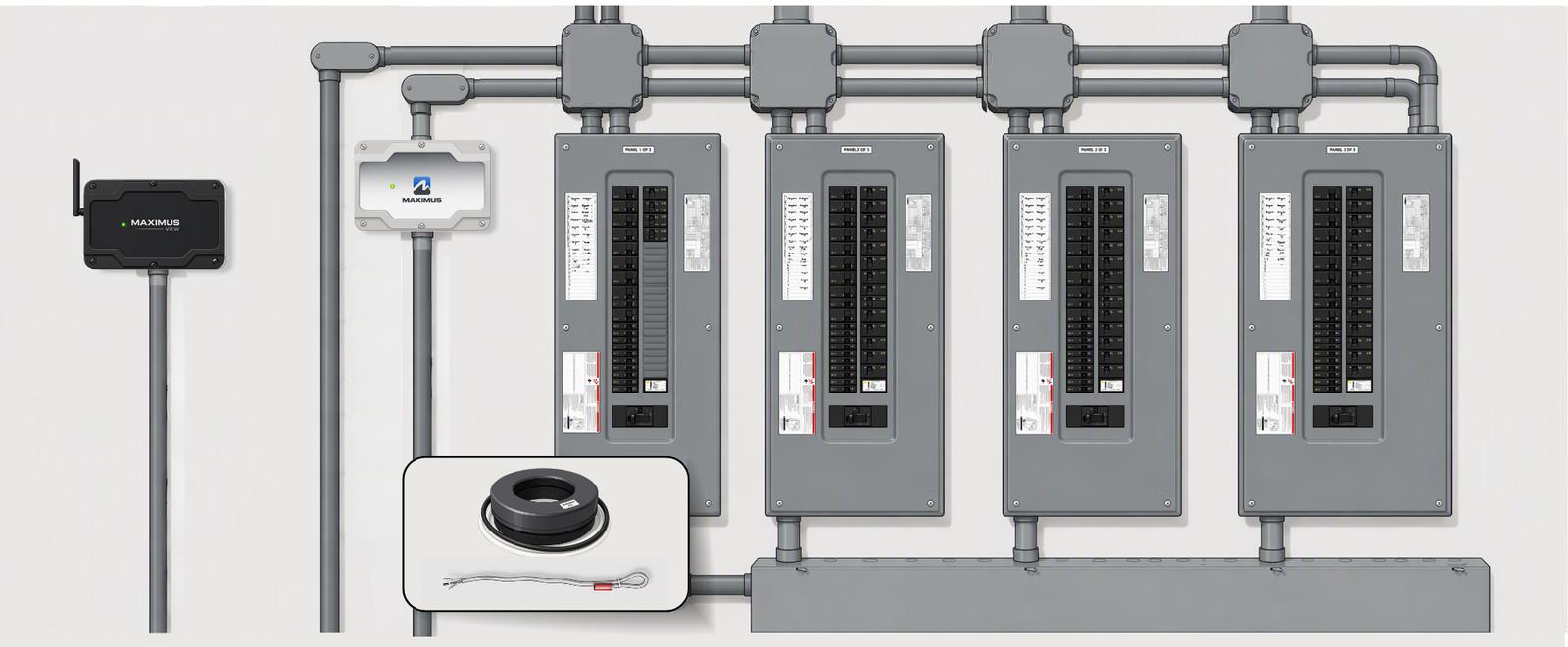 Electrical Network Monitoring - MAXIMUS View Premium Solution - Required Equipments