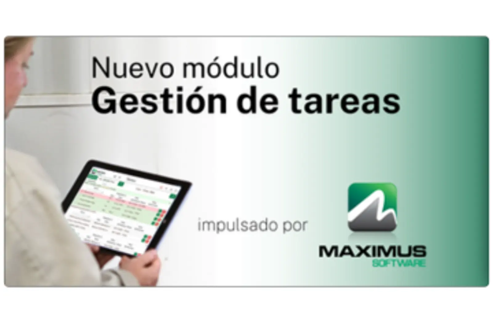 MAXIMUS Software - Módulo Gestión de tareas
