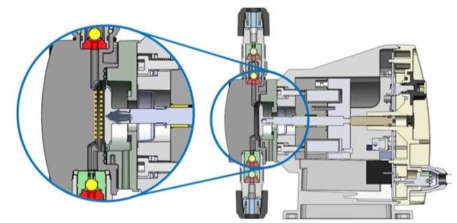 Solenoid driven metering pump
