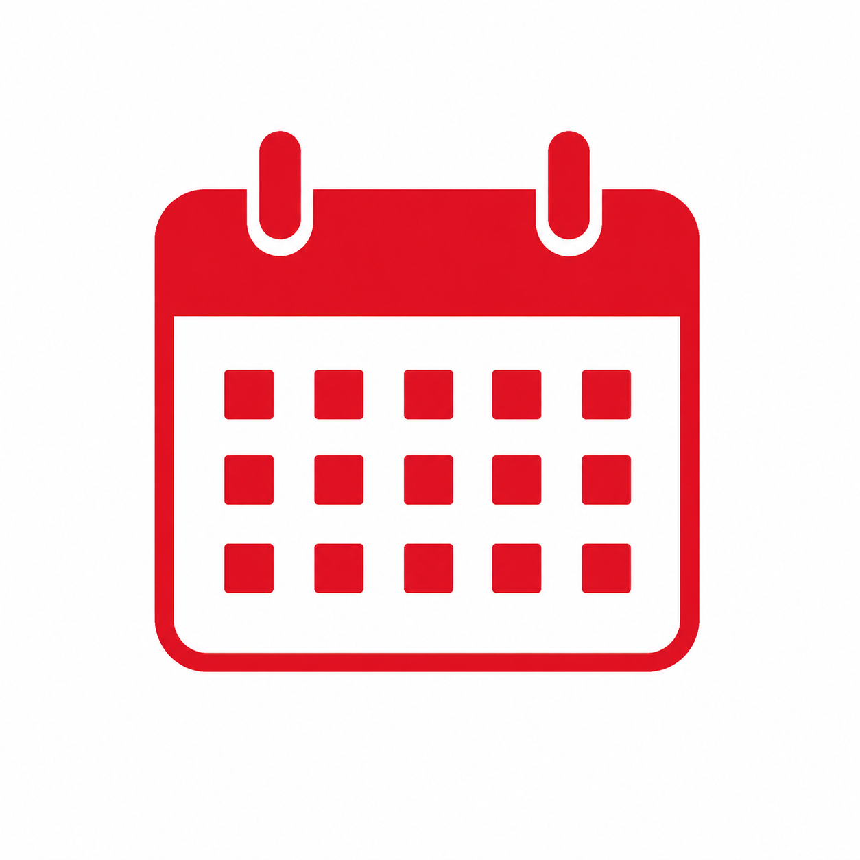 calendar red icon