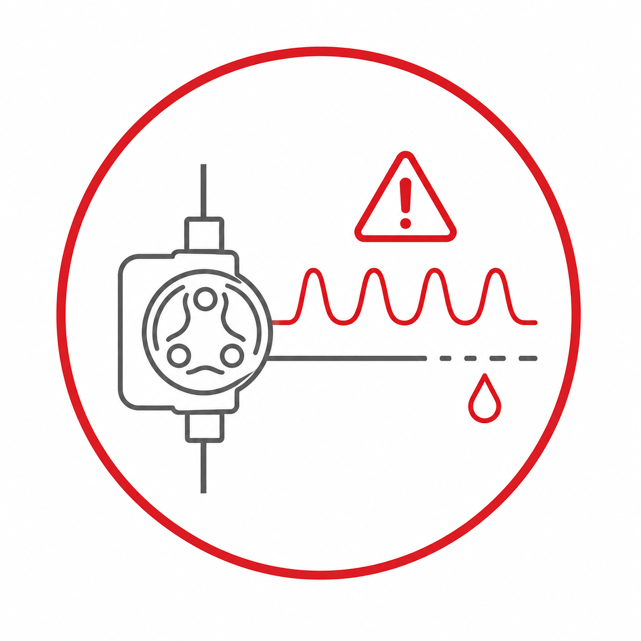 Pulsation and flow icon