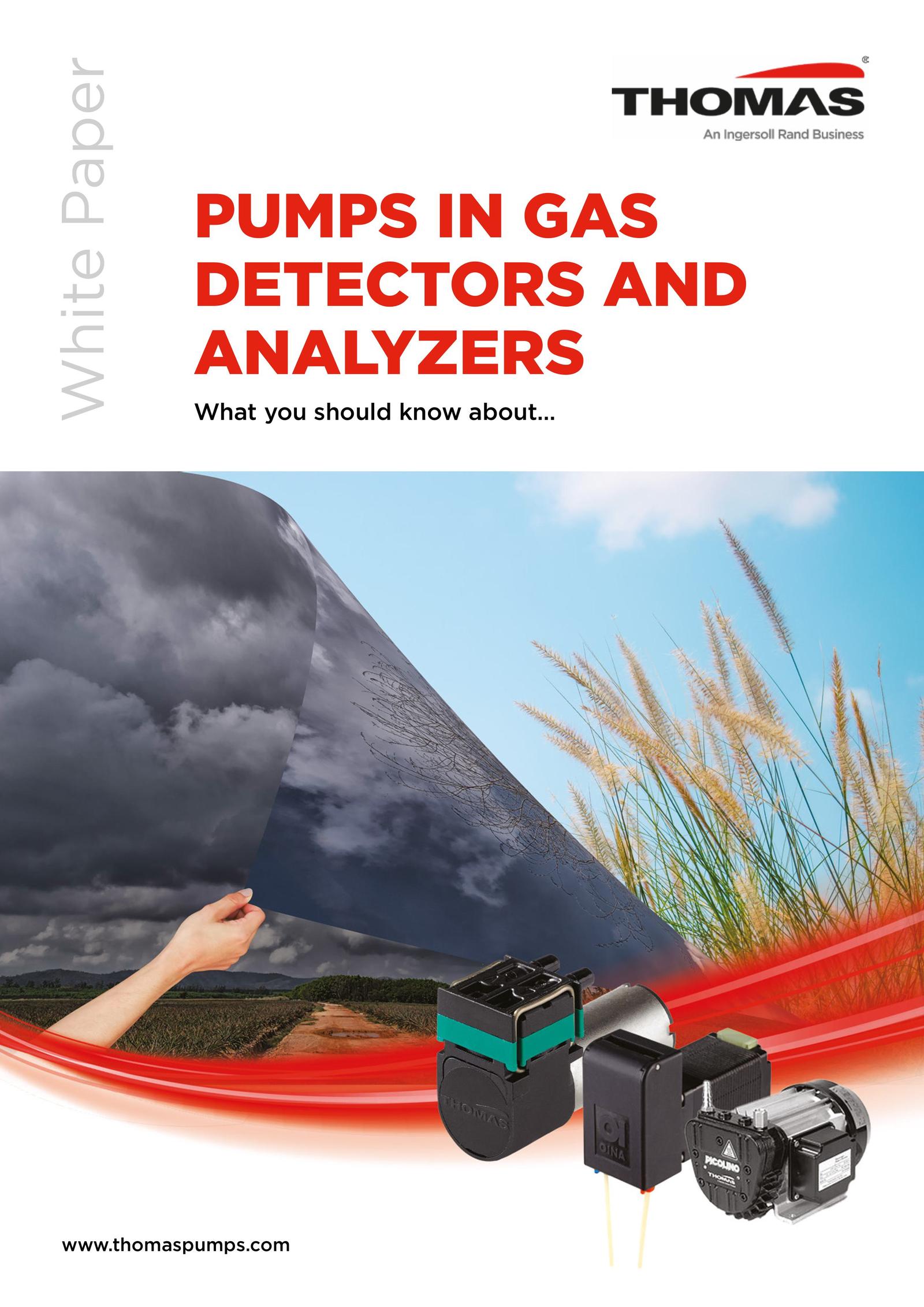 PUMPS IN GAS DETECTORS AND ANALYZERS