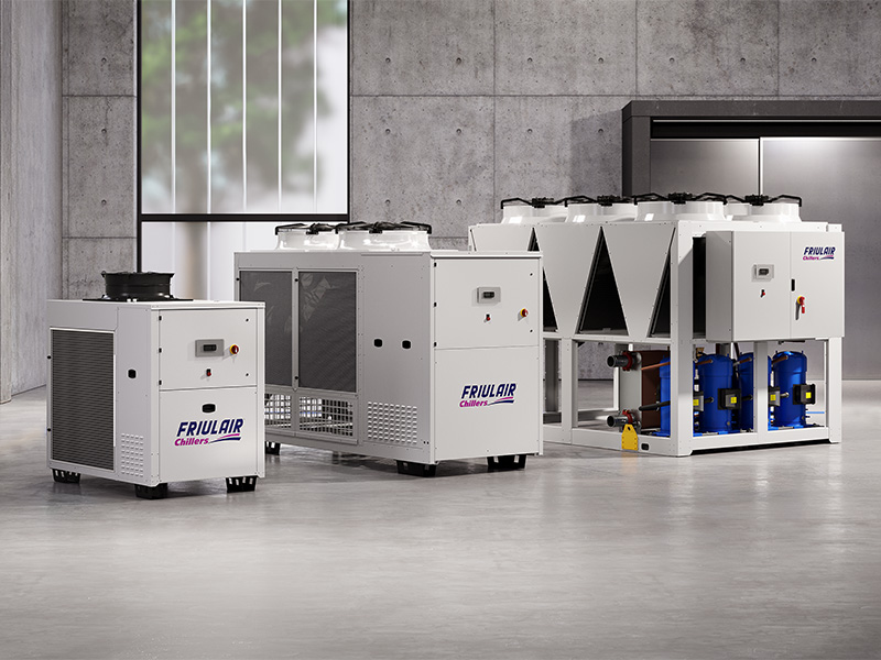 Air Cooled Liquid Chillers Infinity Cool by Friulair for industrial applications