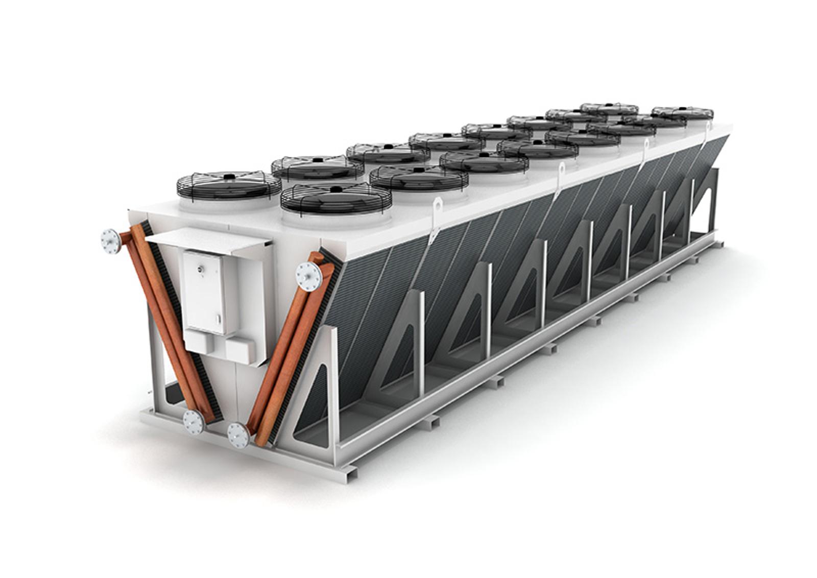 Outdoor industrial dry cooler Friulair CDC designed for high‑capacity heat rejection