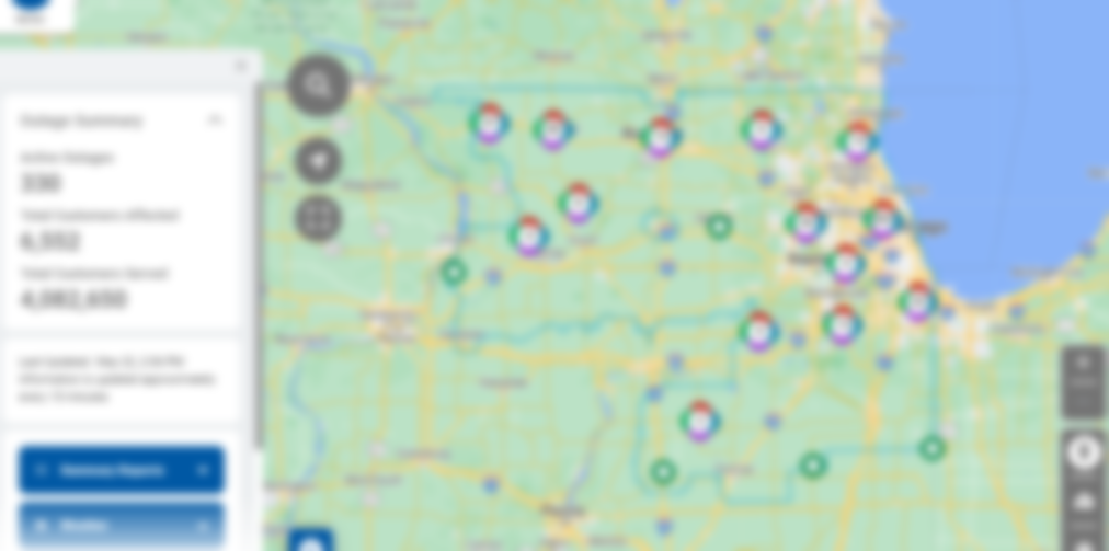 Outage map grid.