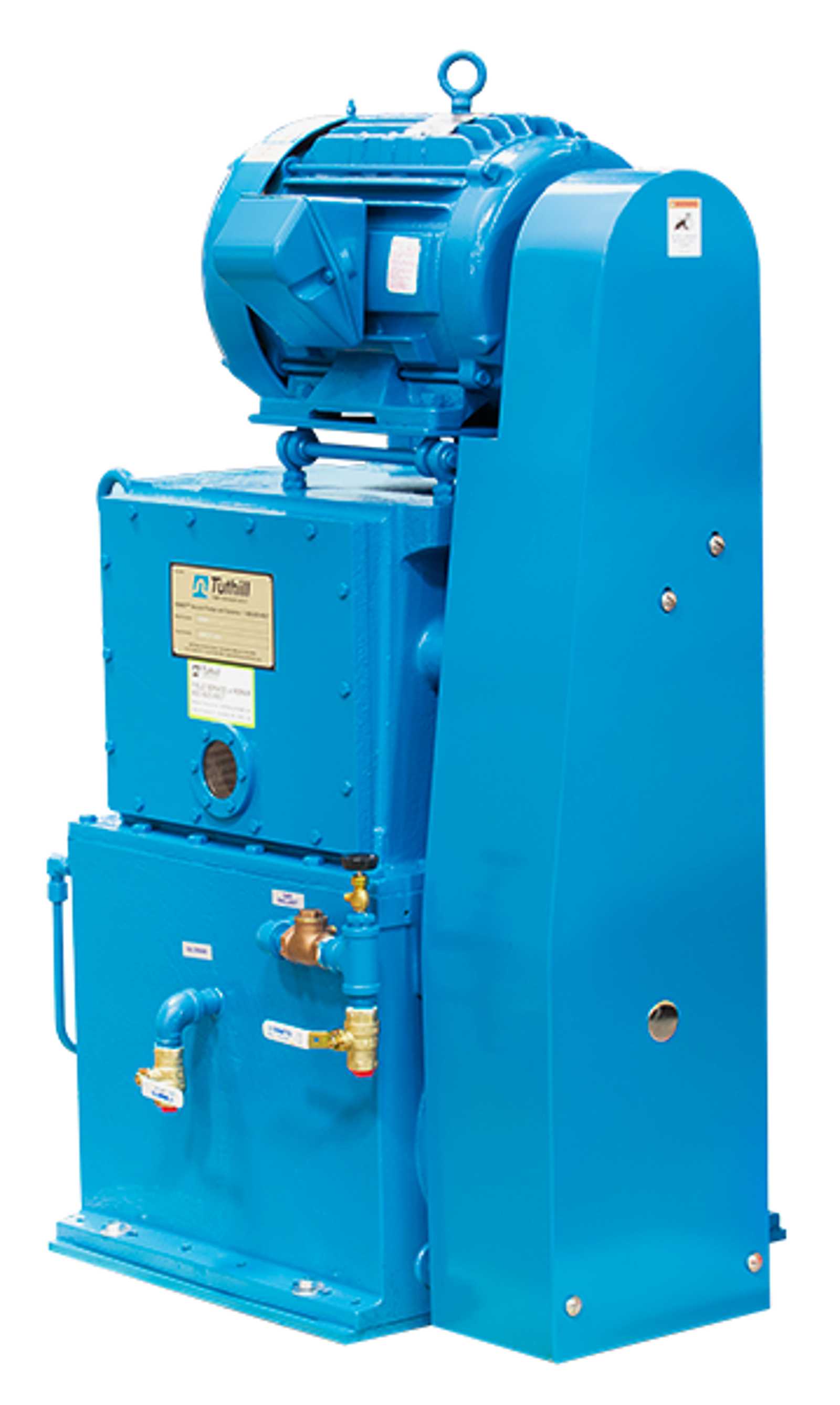 Rotary Piston Vacuum Pump by MD-Kinney, KT-300 Rotary Piston Pump, Belt Guard.