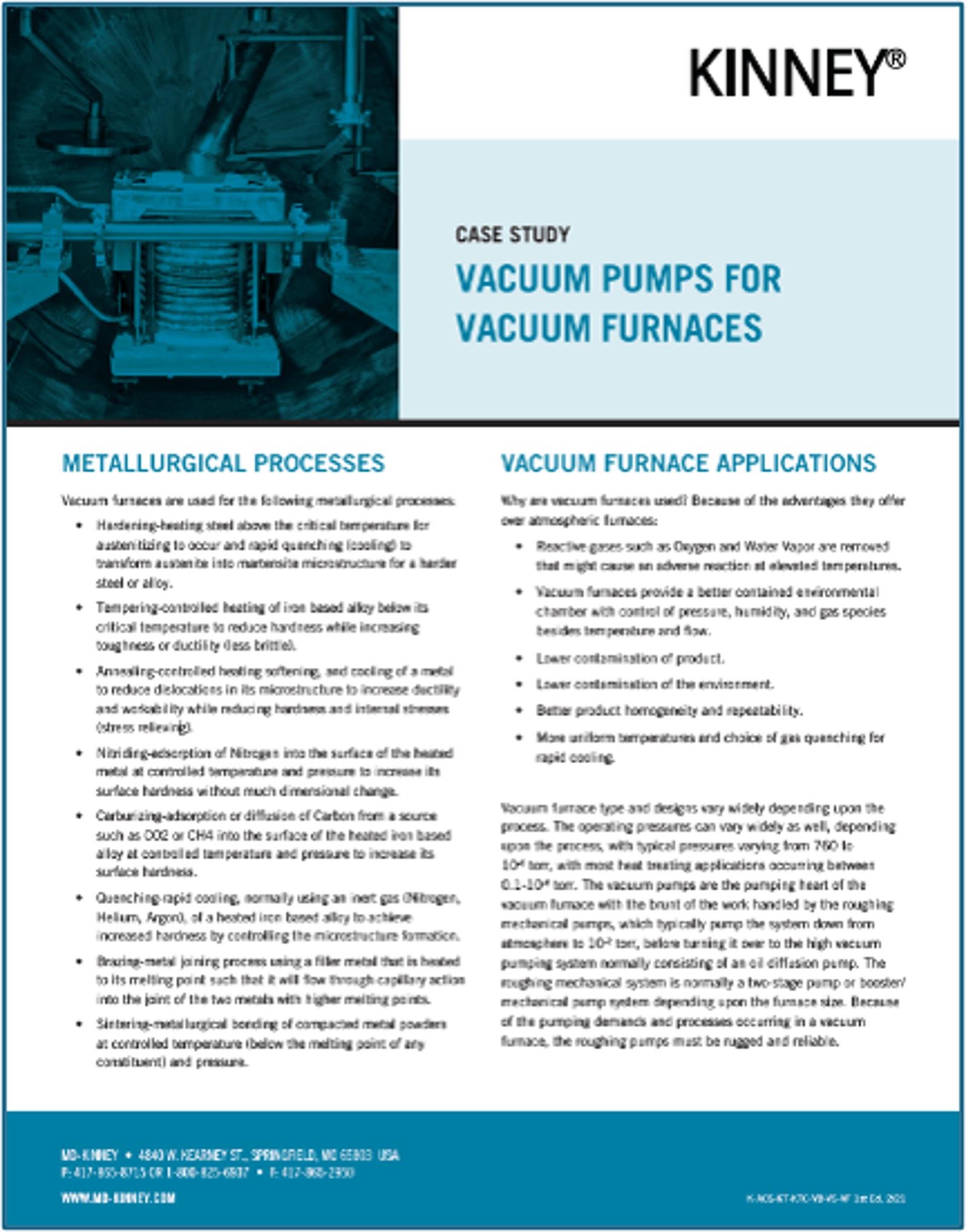 Vacuum Pump Solutions for Vacuum Furnaces miniature