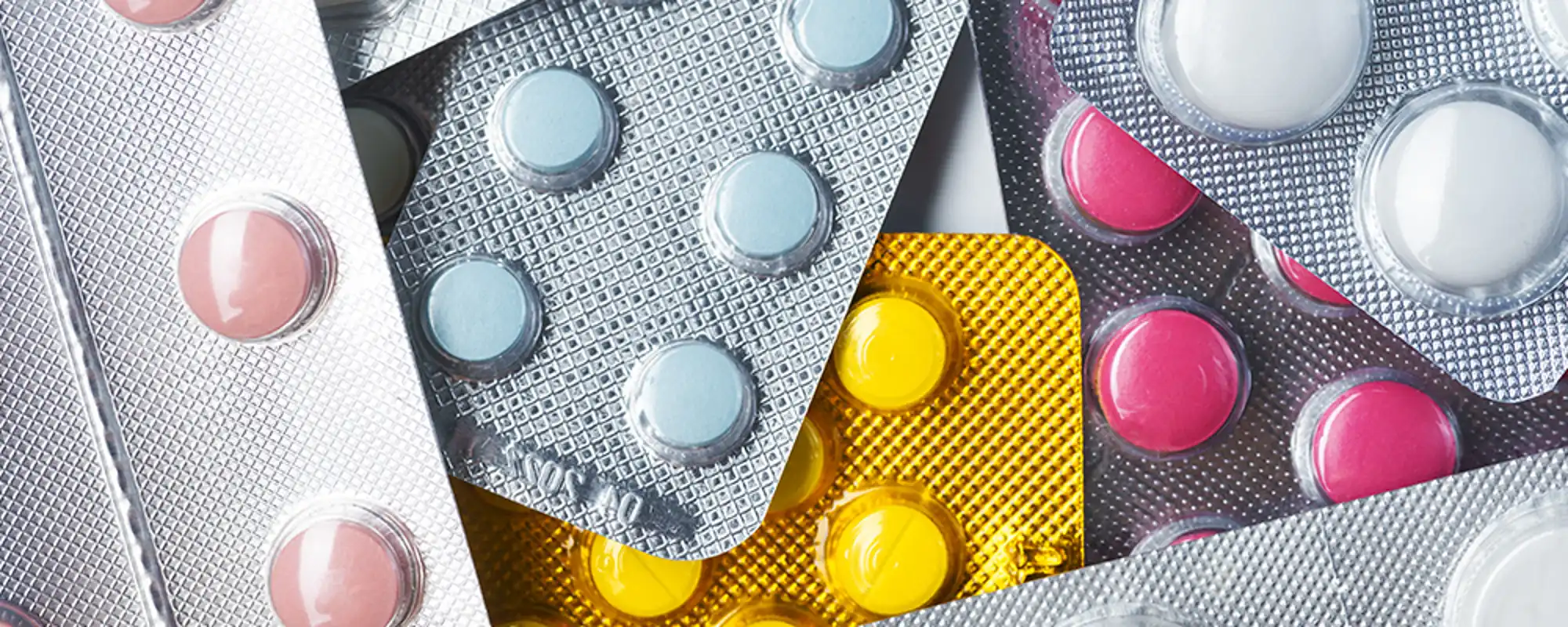 pharma website page header pill packaging