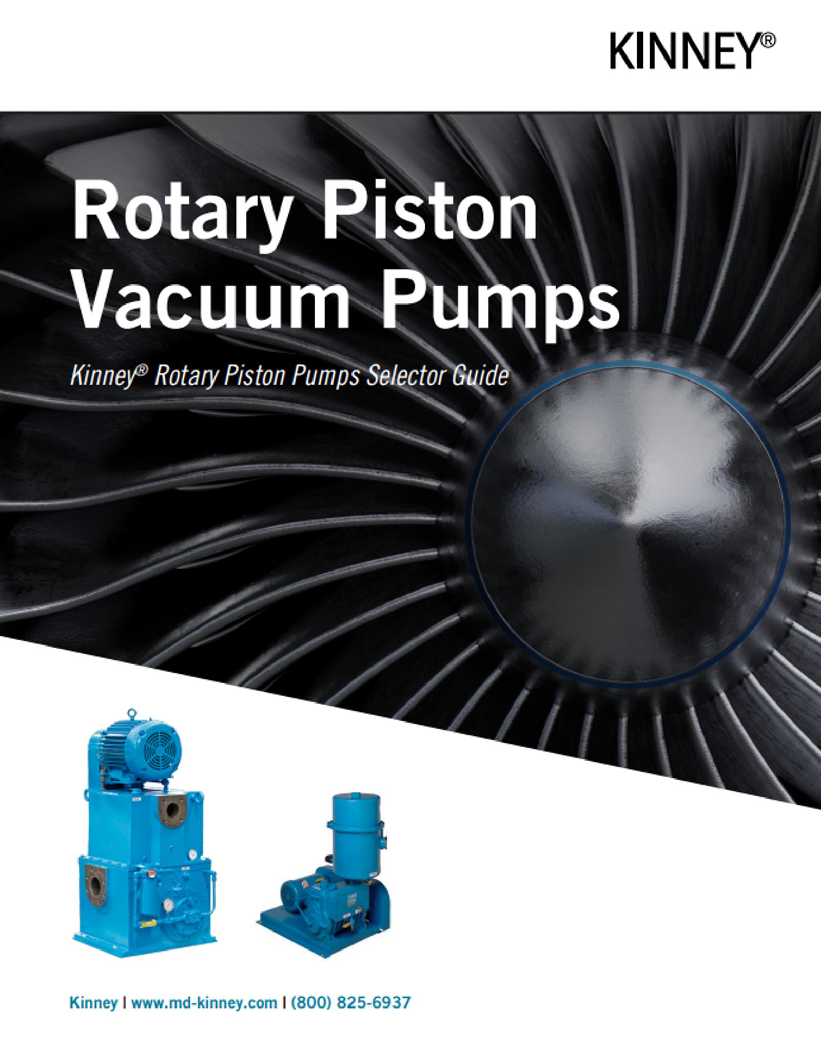 Rotary Vacuum Pump Brochure cover