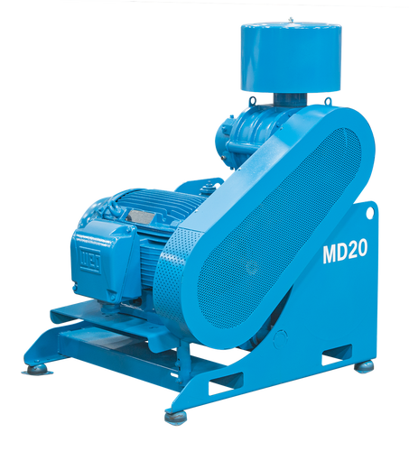 Compact Rotary Blower Package by MD-Kinney, MD20 Rotary Blower Package with Belt Guard