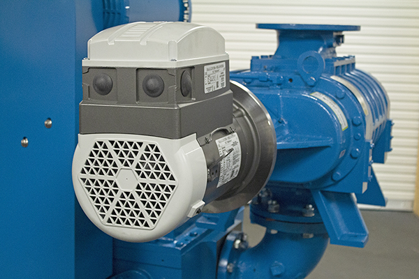 Compact Vacuum Booster by MD-Kinney, the CBV Series. Kinney CBV Compact Booster Variable Systems offer high pumping capacity starting from atmospheric pressure and reduces vacuum pump down cycle time by 30-40%. No unique bypass booster needed.