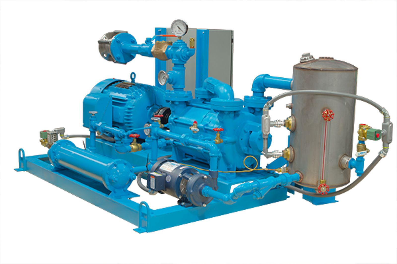 Liquid Ring Vacuum Pumps with Heat Exchanger