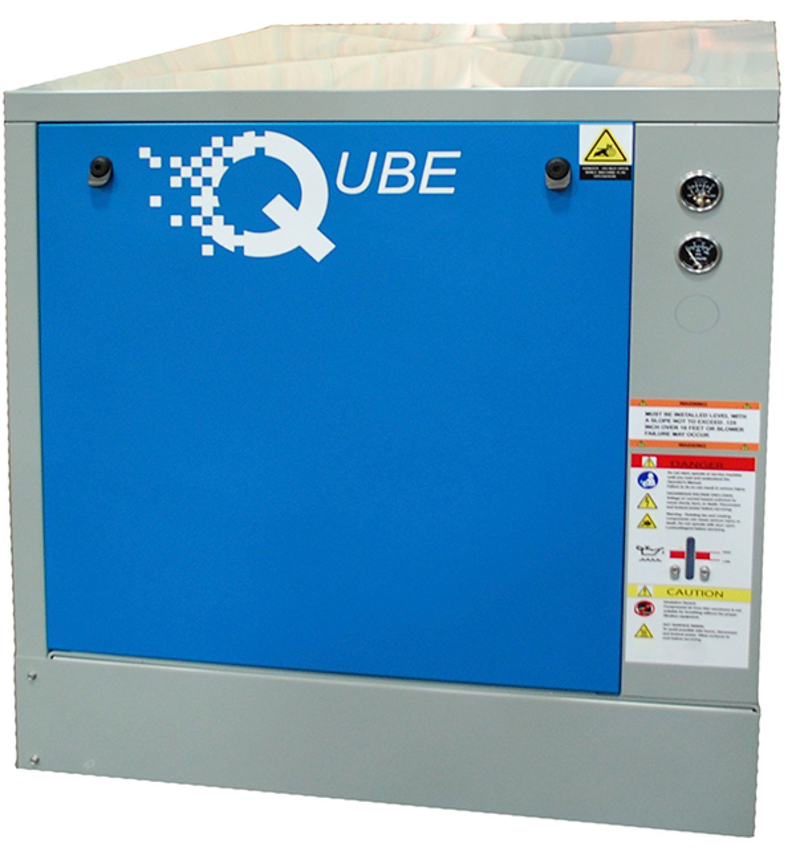 Pneumatic Blower Packages by MD-Kinney include the QUBE Blower Package suited for Pneumatic Conveying, Dairy Milking, Wastewater Aeration, and other high-performance industrial applications. The QX Qube Blower Package by MD-Kinney is a quiet solution for major industries like plastics, cement, wastewater aeration, and more.