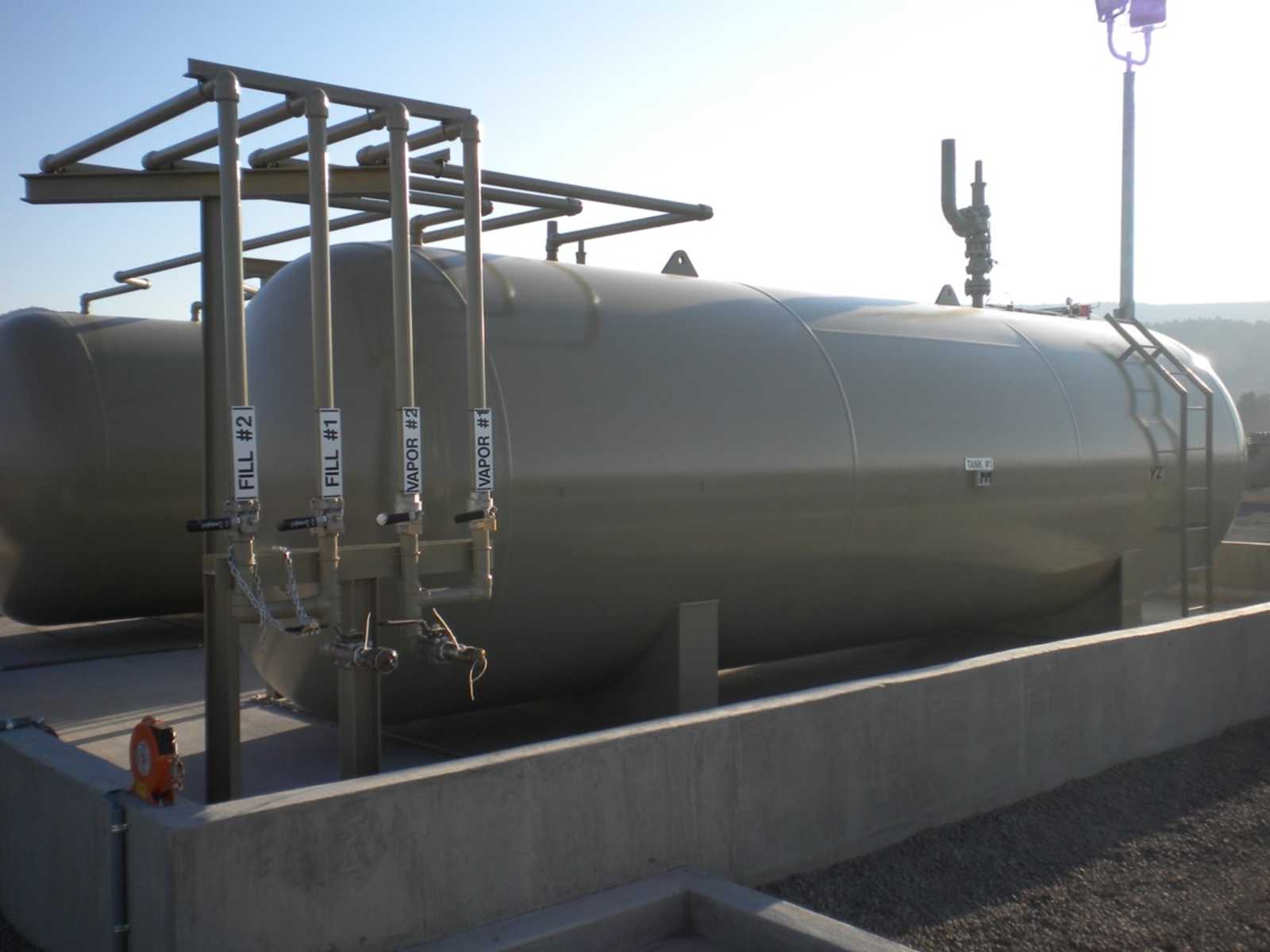 tank number two outside sunny