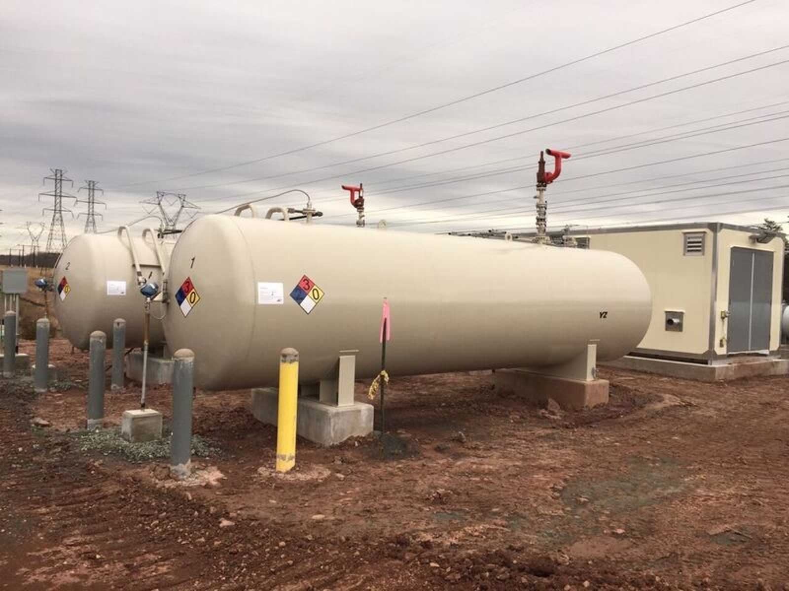 tank white outside clouds