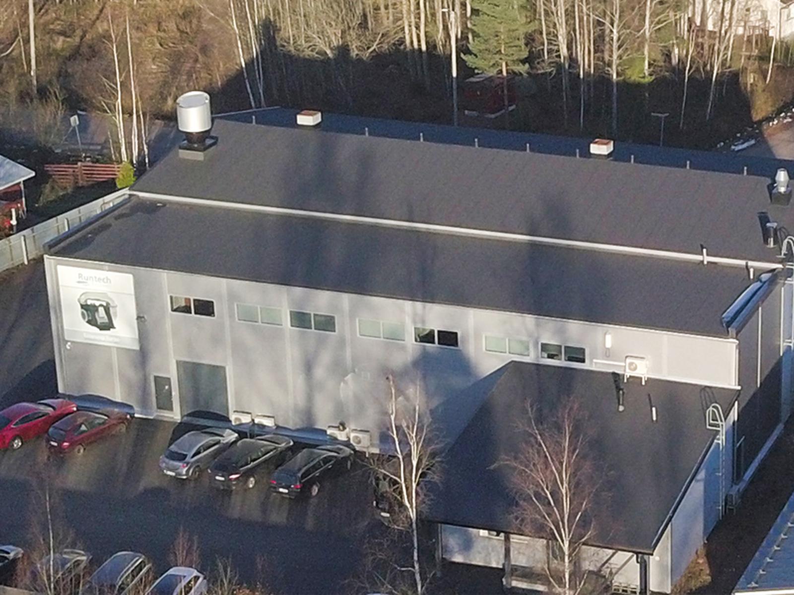 Runtech Systems factory and office in Kotka