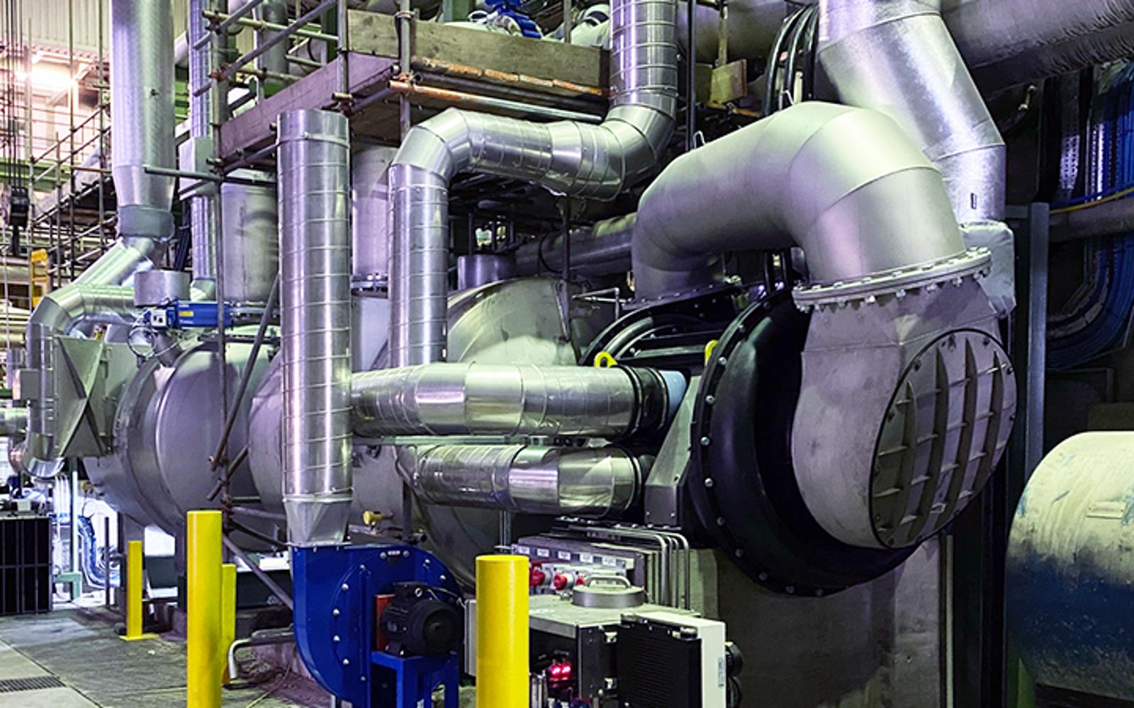 Runtech RunEco EP Turbo Blower at DS Smith PM3
