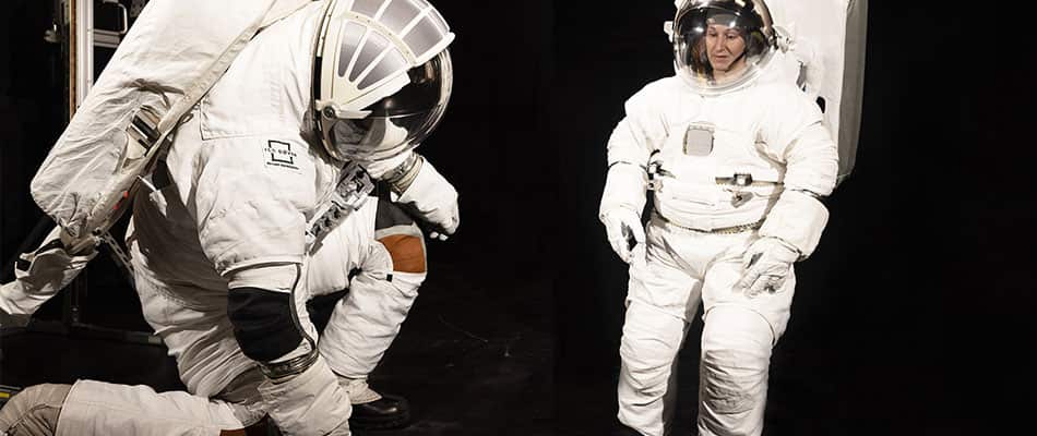 Protects astronauts when outside the spacecraft performing maintenance and science missions.