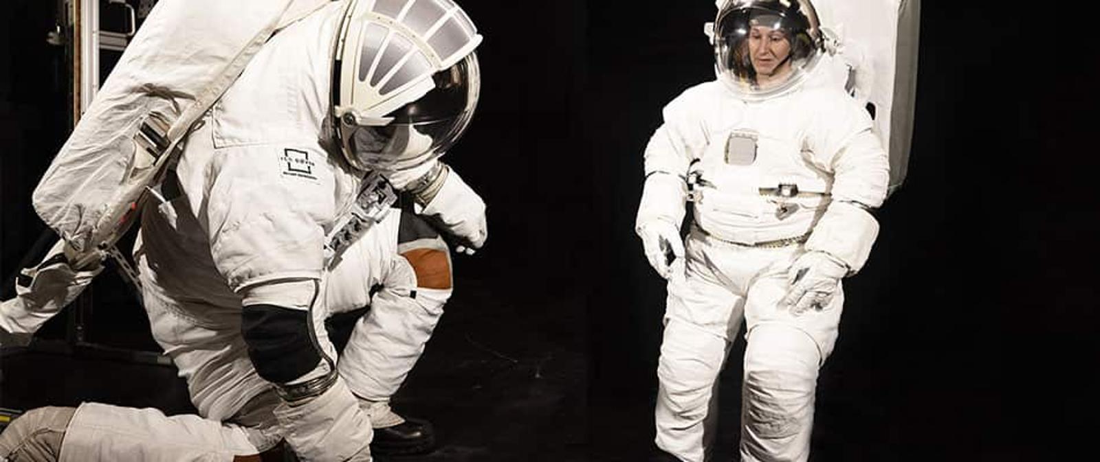 Protects astronauts when outside the spacecraft performing maintenance and science missions.