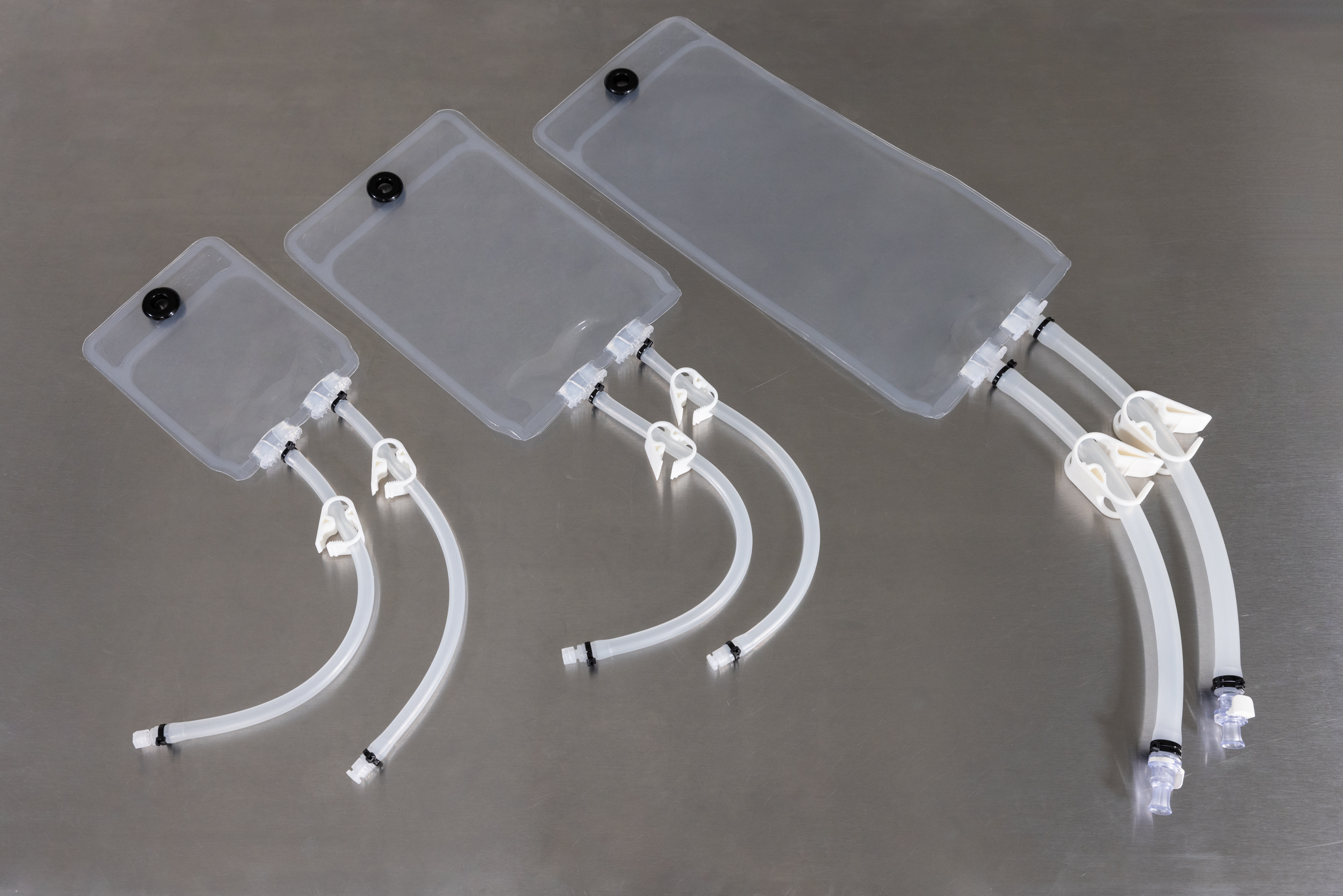 Single use liquid bags application image