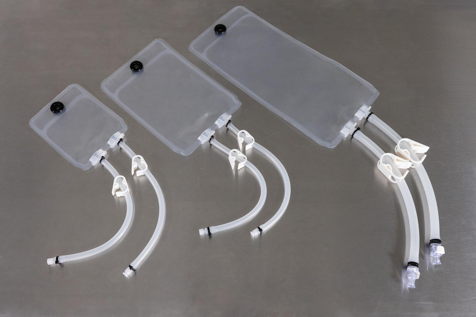 Single use liquid bags application image
