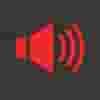 red speaker icon