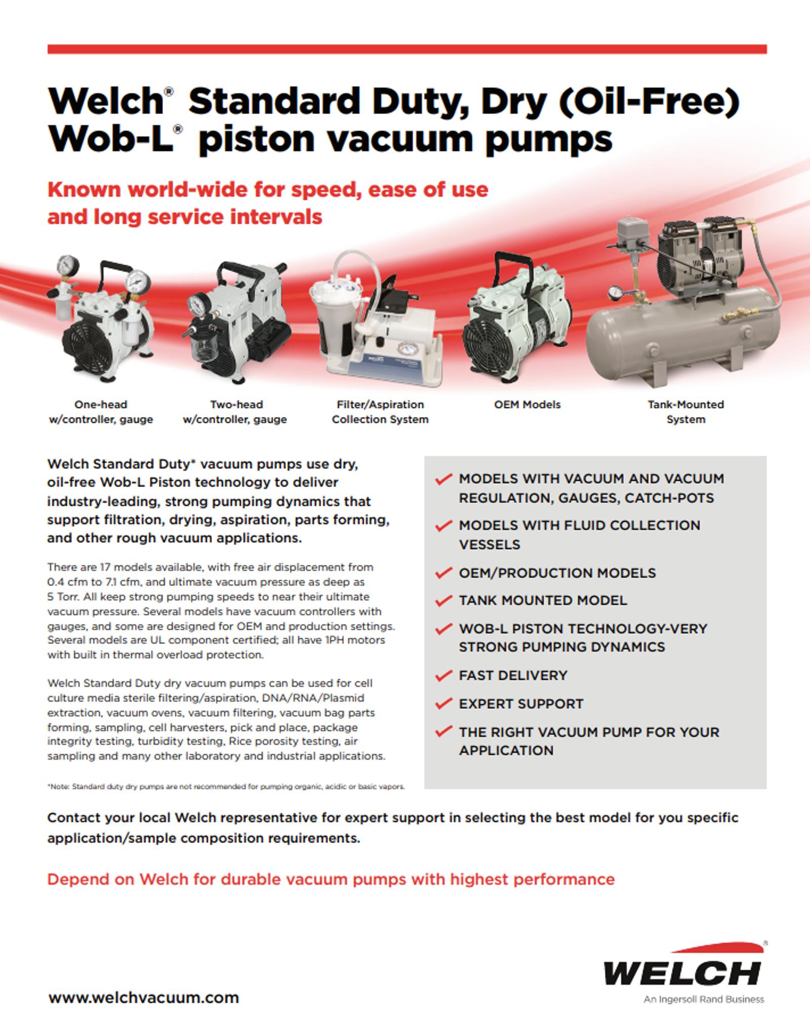 Welch Standard Duty