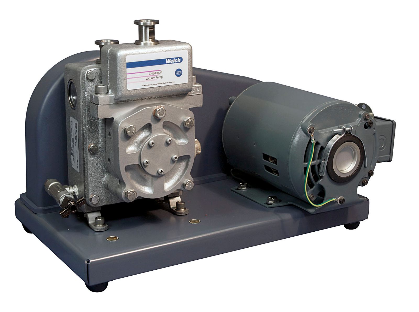 Welch Chemstar 1400N corrosion-resistant belt-driven vacuum pump engineered for chemical and laboratory applications