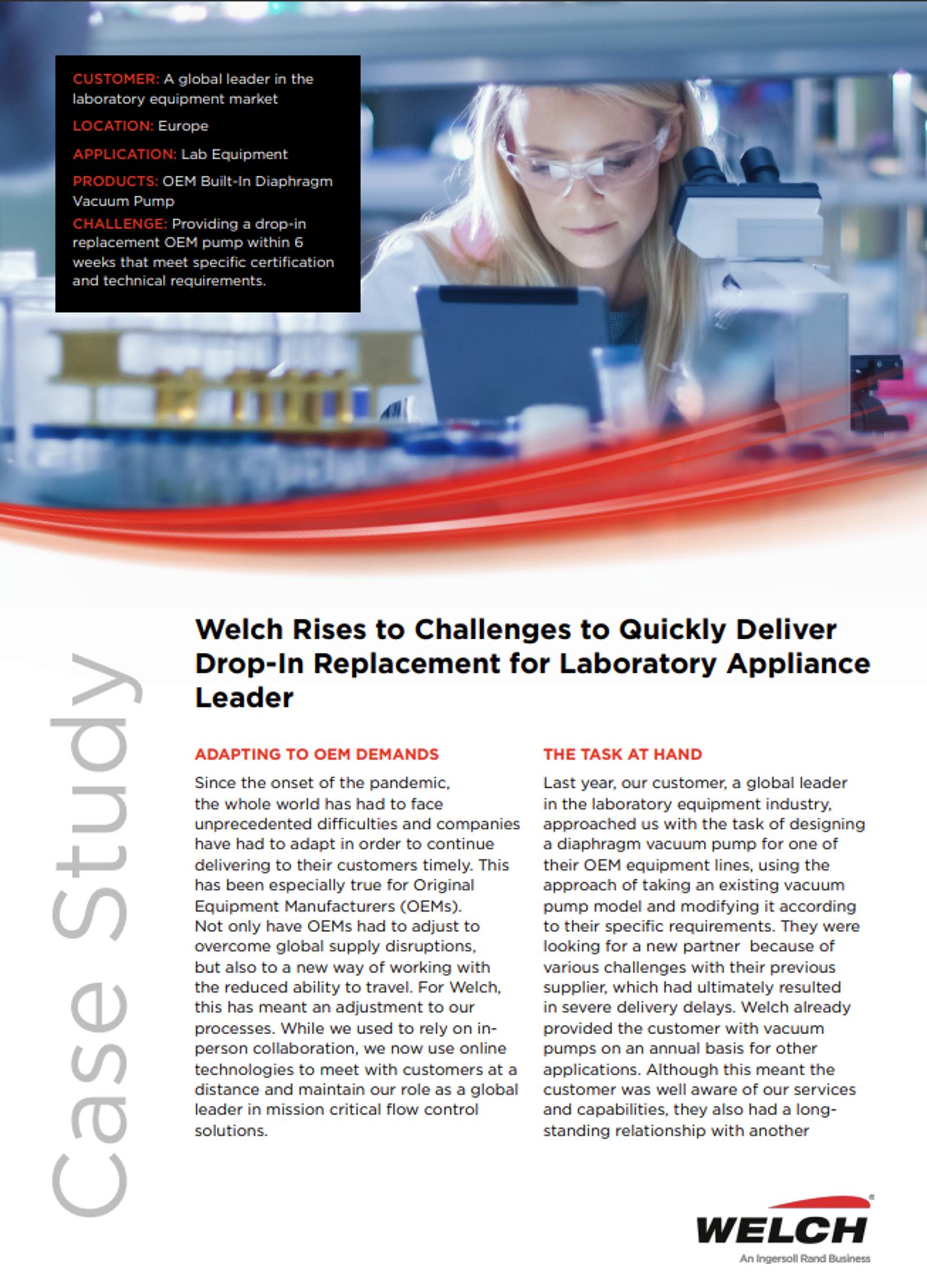 Overcoming Challenges to Deliver Lab Equipment Solution