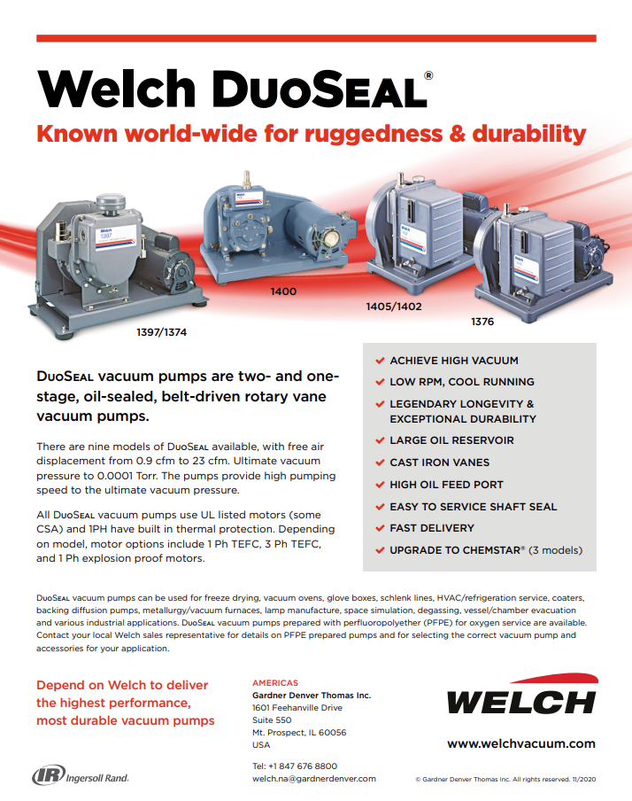 Welch DuoSeal