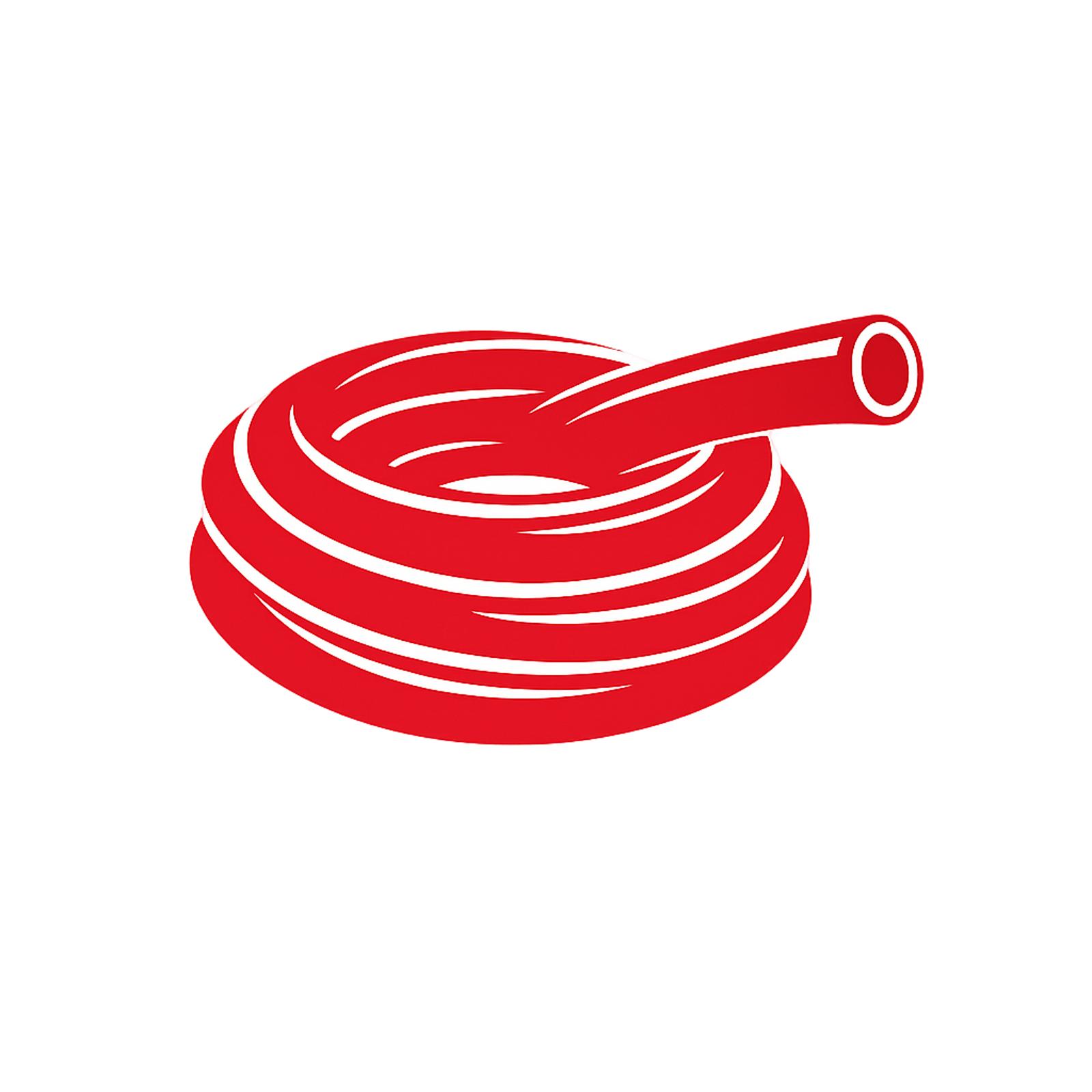 red rubber hose